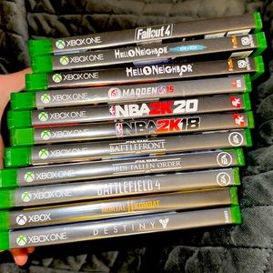 15 🎮Lot of 11 X-Box One Games (2 NWT)